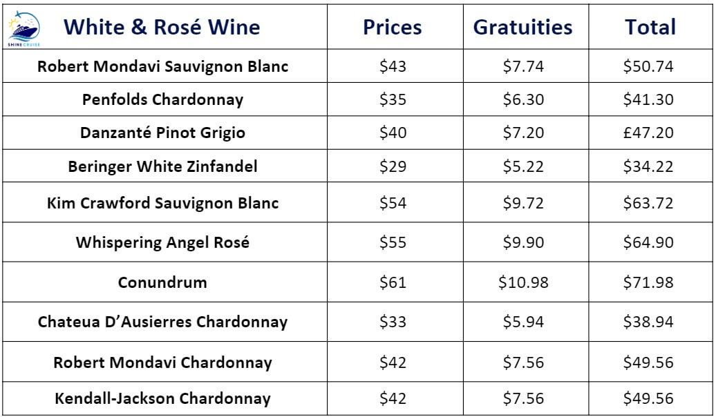 royal caribbean wine by bottle
Royal Caribbean drink prices 2024
Royal Caribbean bar prices
Royal Caribbean drink menu 2024
Royal Caribbean bar menus