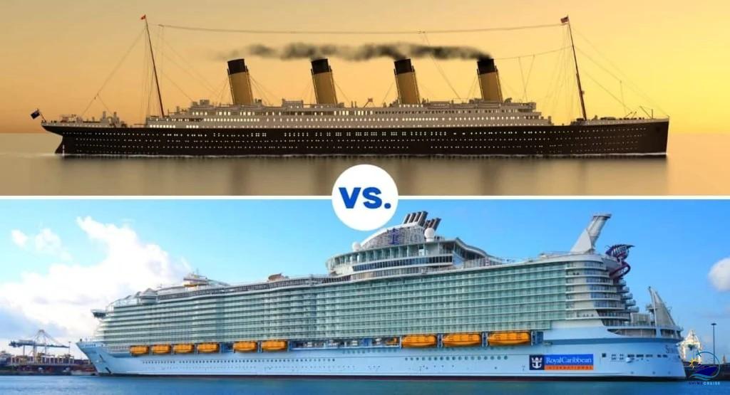 titanic vs wonder of seas comparison