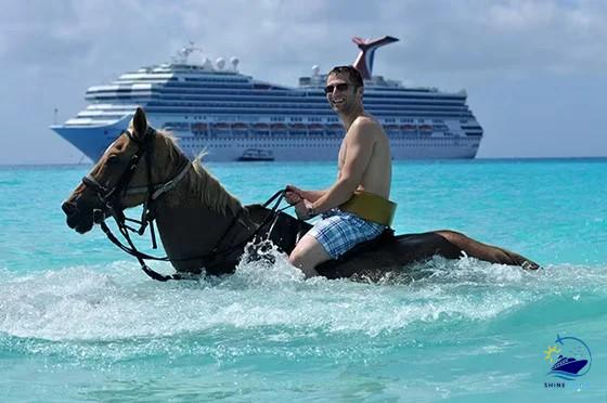 Half Moon Cay excursions horseback ridding