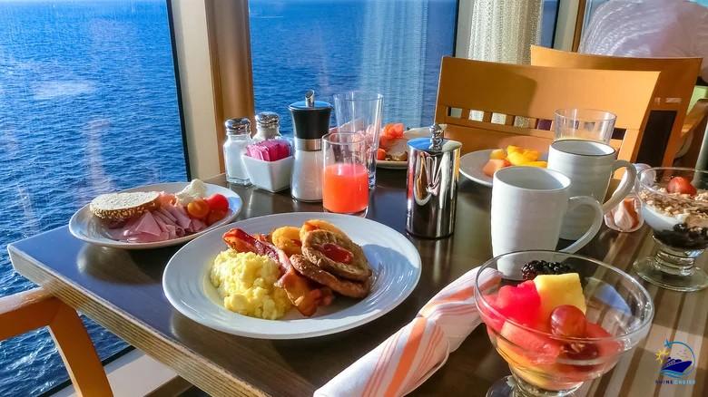 Royal Caribbean grand suite perks room service