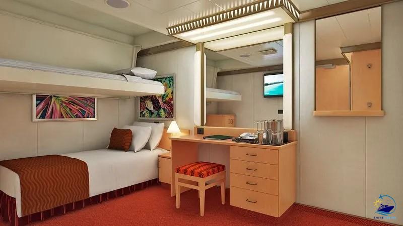 Upper/Lower stateroom on Carnival Magic
