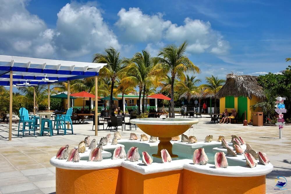 Village Plaza at Half Moon Cay Bahamas