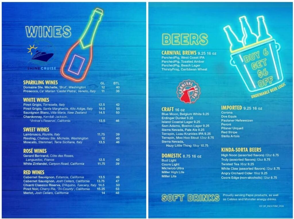 carnival cruise drink menu 2025
carnival cruise drink prices 2025
carnival drink menu 2025
carnival drink prices 2025