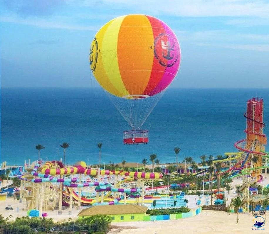 perfect day at Cococay helium baloon