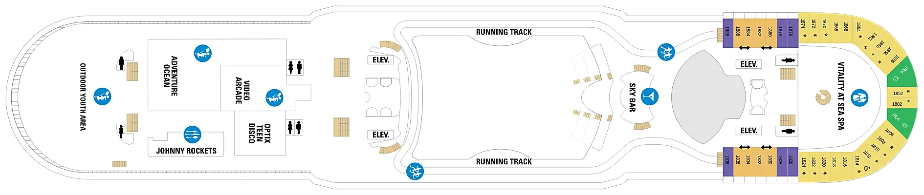 Explorer of the Seas Deck Plans