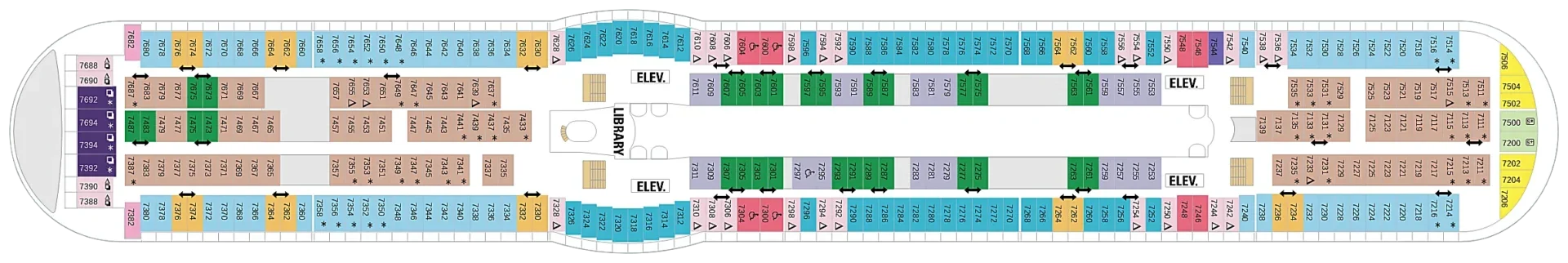 Explorer of the Seas Deck Plans