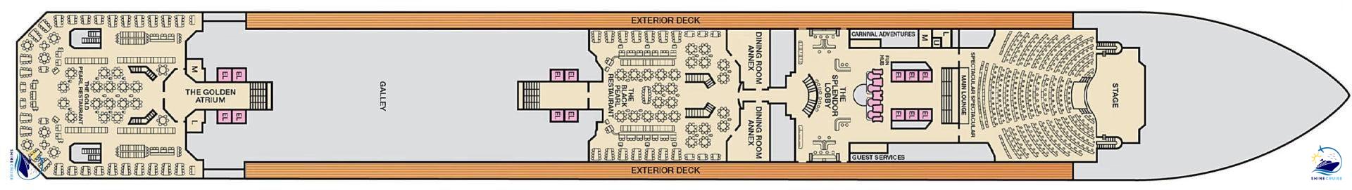 Carnival Splendor Deck Plans 3