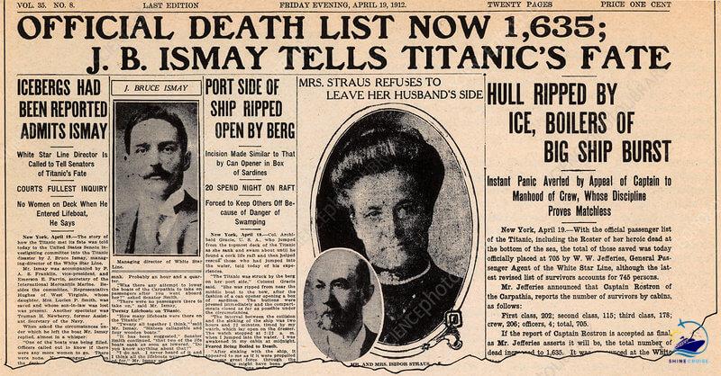 Titanic compared to Modern Cruise Ships