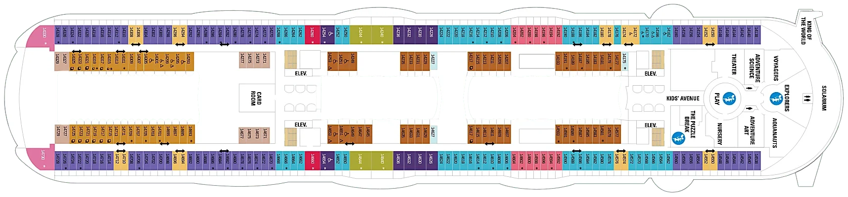 Harmony of The Seas Deck Plans 14