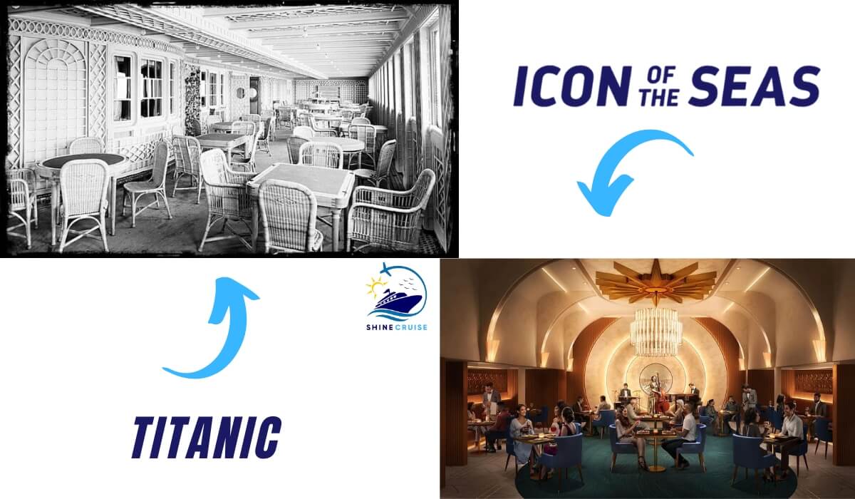 titanic compared to cruise ship 
titanic compared to modern cruise ships 
titanic compared to a cruise ship 
titanic compared to icon of the seas 
Icon of the Seas vs Titanic 
Titanic vs Cruise ship Icon of the Seas 