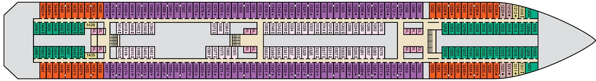 Carnival Liberty Deck Plans 1