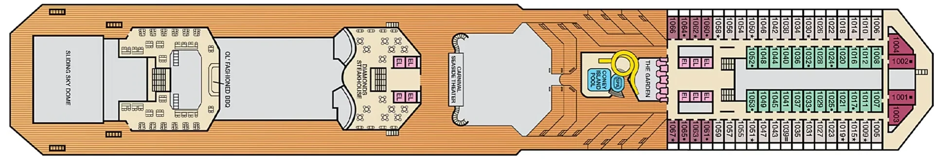 Carnival Liberty Deck Plans 10