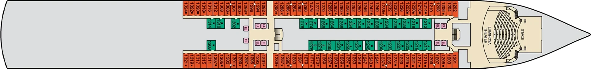 Carnival Luminosa Deck Plans 1