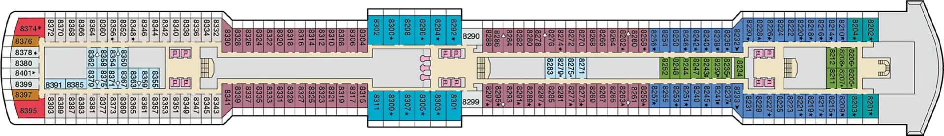 Carnival Luminosa Deck Plans 8