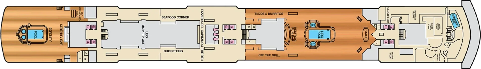 Carnival Luminosa Deck Plans 9