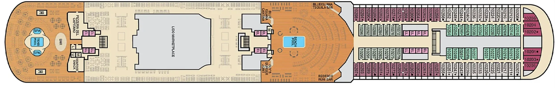 Carnival Panorama Deck Plan 10