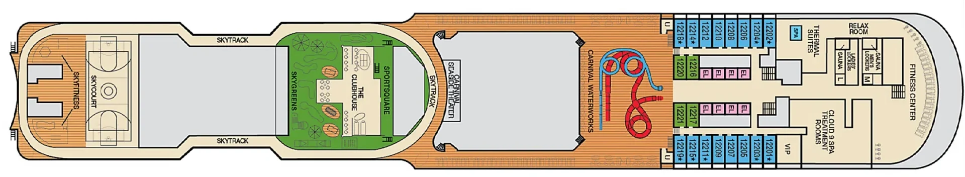 Carnival Panorama Deck Plan 12