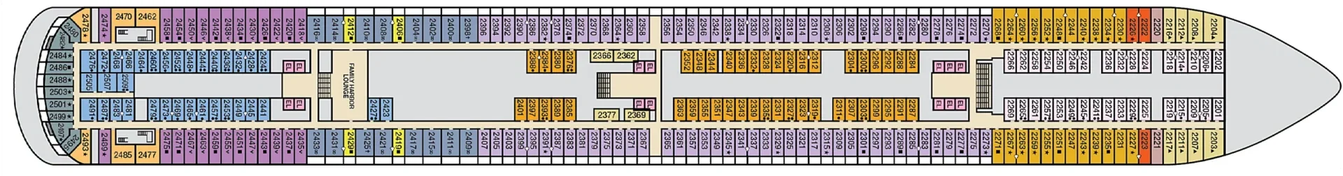 Carnival Panorama Deck Plan 2