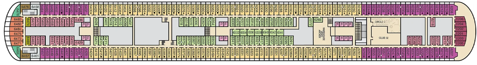 Carnival Panorama Deck Plan 6