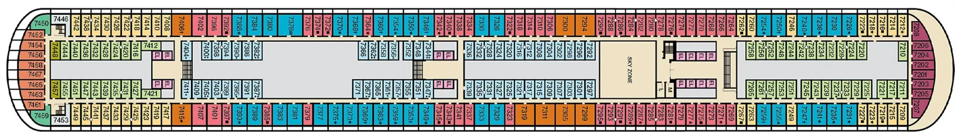 Carnival Panorama Deck Plan 7