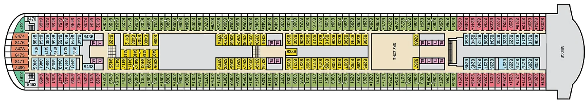 Carnival Panorama Deck Plan 8