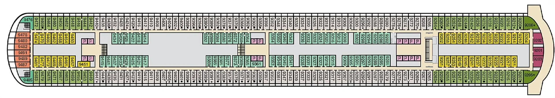 Carnival Panorama Deck Plan 9