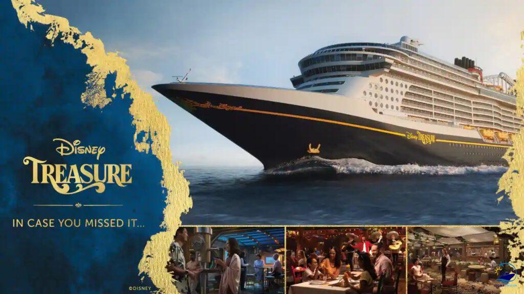 Disney Treasure newest cruise ship 2024