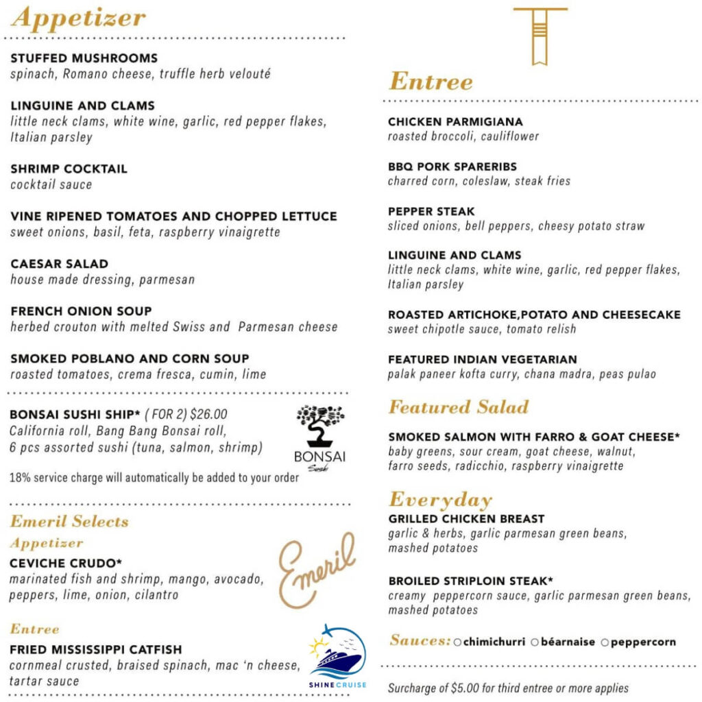 Carnival 6 Day Cruise Menu 2024
carnival cruise menu
carnival cruise dinner menu
New Carnival Dinner Menus