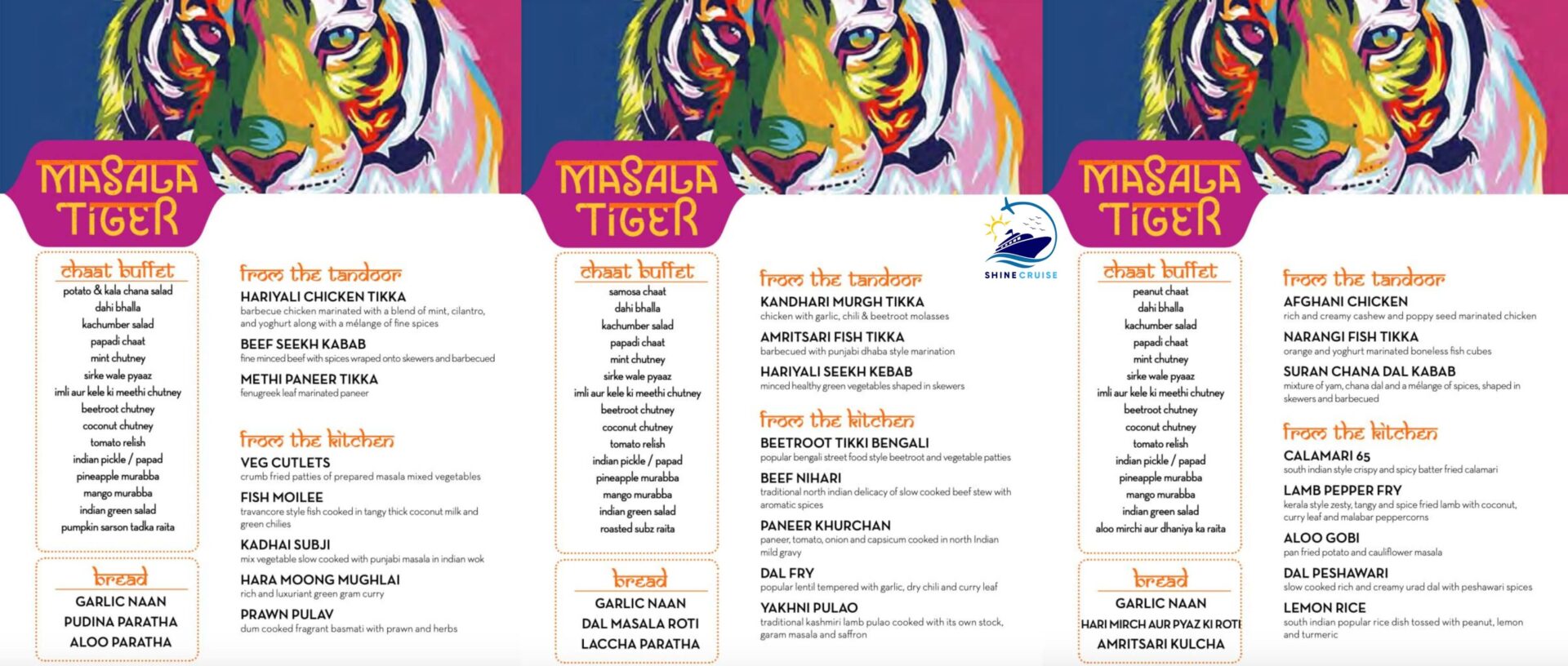 Carnival Cruise Menus 2025 (Complimentary, Specialty, & MDR)