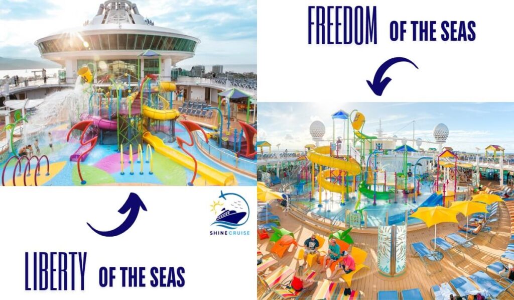 Freedom of the Seas Vs Liberty of the Seas 
Liberty of the Seas vs Freedom of the Seas