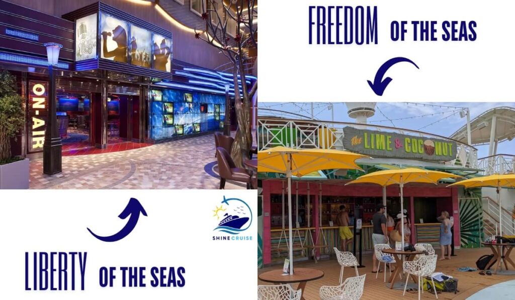 Freedom of the Seas Vs Liberty of the Seas 
Liberty of the Seas vs Freedom of the Seas