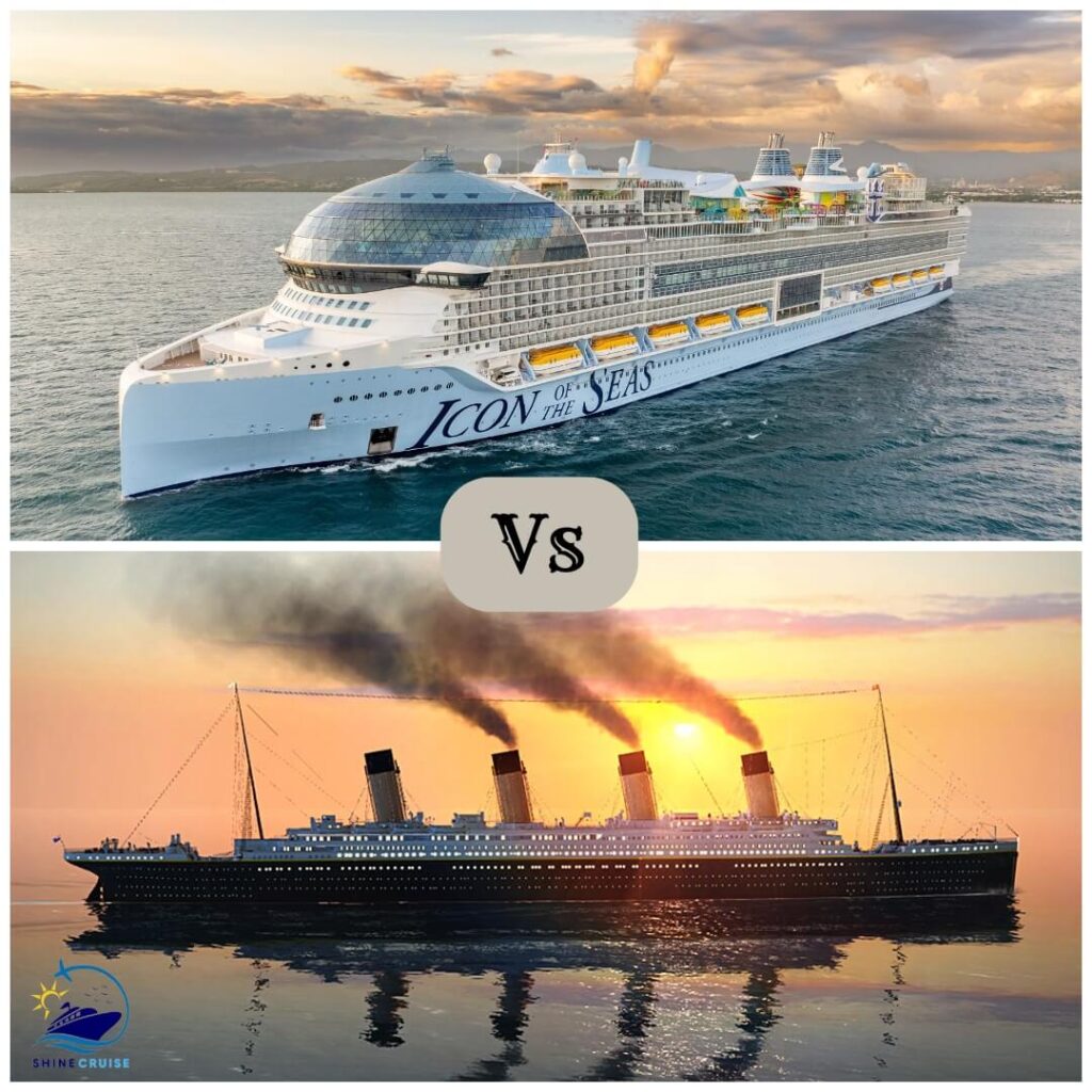 titanic vs icon of the seas size comparison
titanic compared to cruise ship 
titanic compared to modern cruise ships 
titanic compared to a cruise ship 
titanic compared to icon of the seas 
Icon of the Seas vs Titanic 
Titanic vs Cruise ship Icon of the Seas 