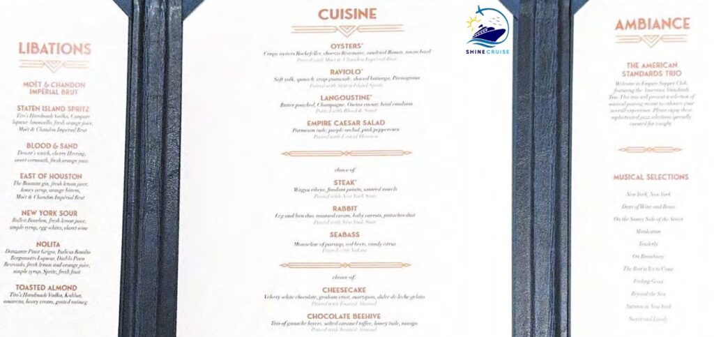 Icon of the Seas dining menus 2024
Icon of the Seas Restaurants menus 2024
Icon of the Seas Menus 2024
Icon of the Seas Restaurant Menu