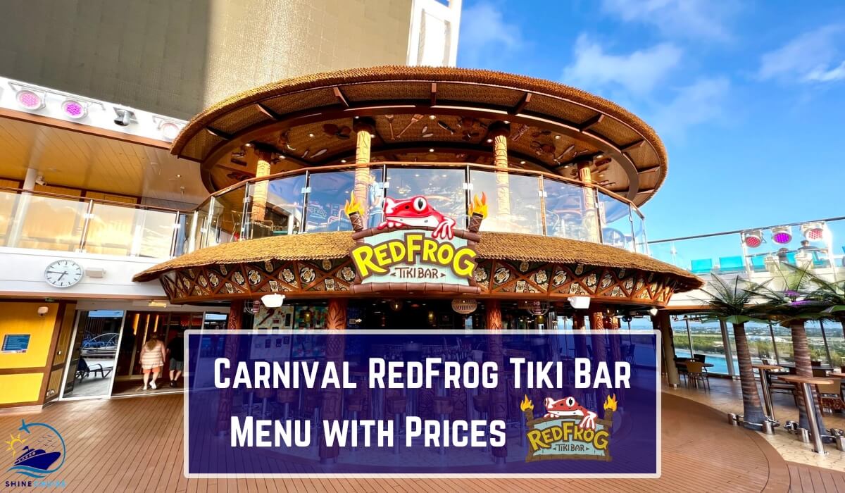 Carnival red frog tiki bar menu 2024 Carnival red frog tiki bar 2024 Carnival Red frog Tiki Prices 2024 carnival redfrog tiki bar menu 2024