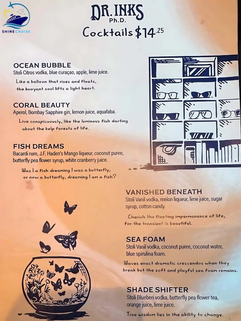 Dr Inks PhD Bar Carnival Cruise Drink Menu
dr inks carnival jubilee
dr inks jubilee menu
carnival cruise drink menu 2025
carnival cruise drink prices 2025
carnival drink menu 2025
carnival drink prices 2025