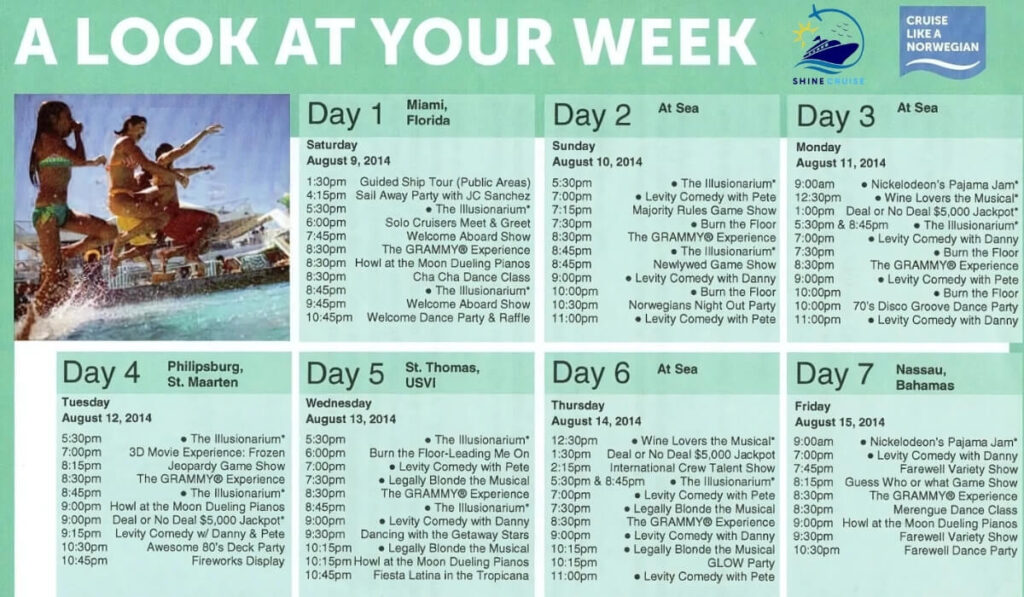 ncl daily program
norwegian daily schedule
norwegian cruise daily schedule
norwegian cruise line daily newsletter
ncl cruise daily planner
ncl freestyle cruising
ncl freestyle daily
ncl freestyle daily 2024
norwegian freestyle daily