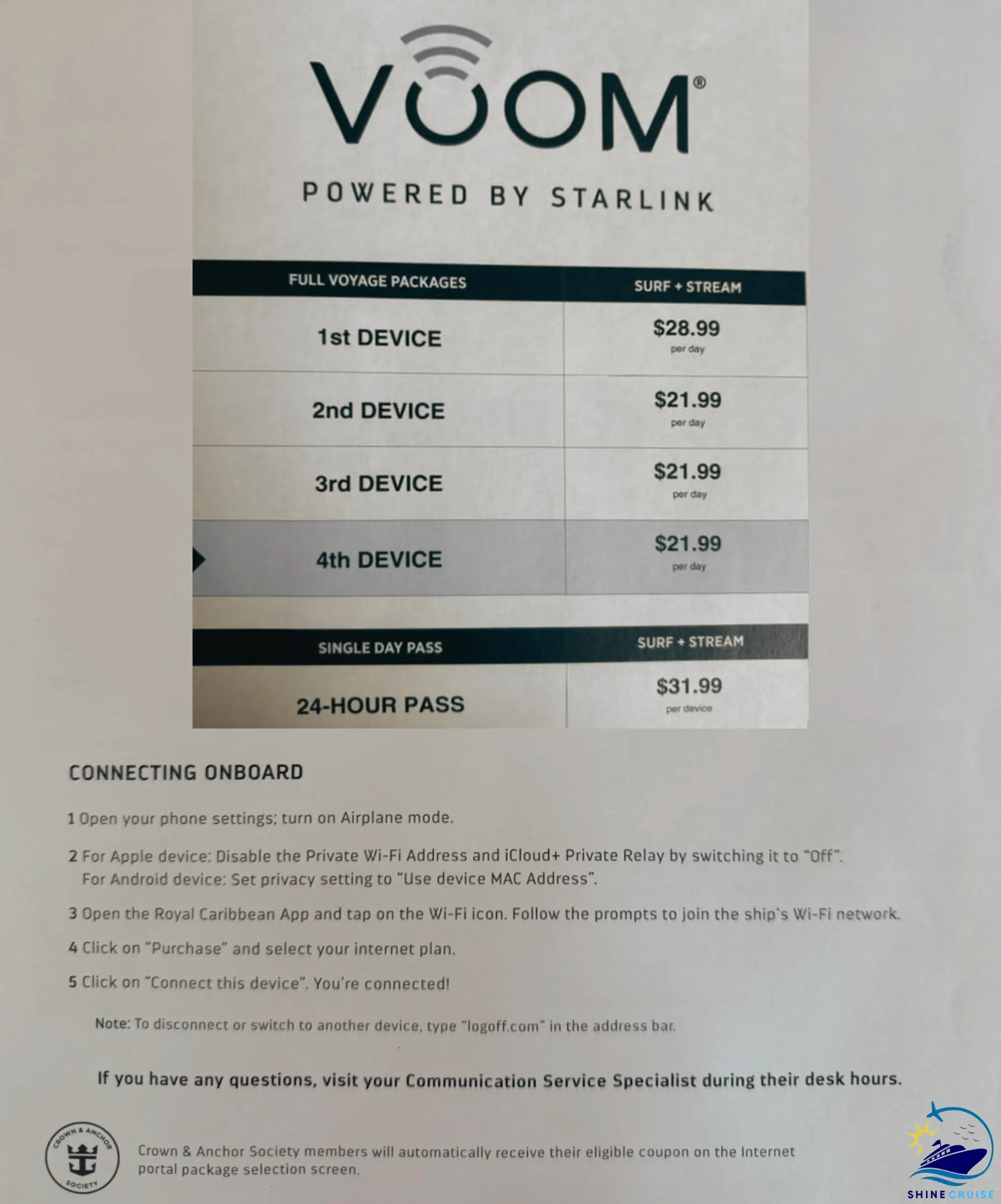voom internet
voom surf and stream
royal caribbean internet package cost
royal caribbean voom cost
Royal Caribbean Wifi Cost