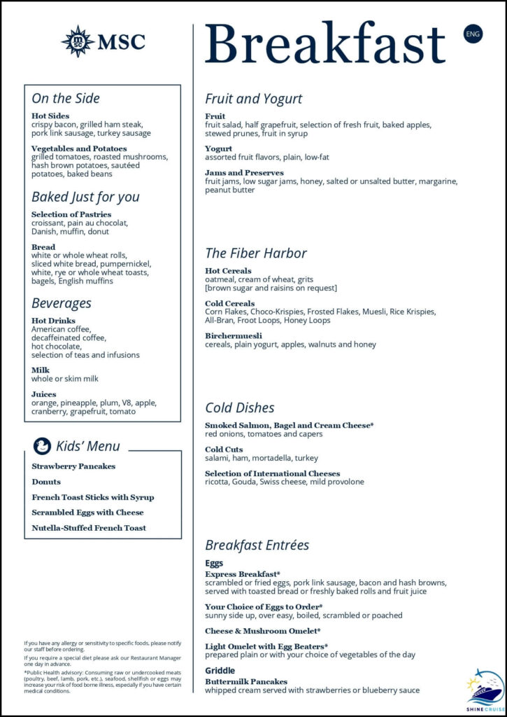 msc main dining room menu 2024
msc main dining room dress code
msc cruises main dining room menu
msc breakfast menu
msc lunch menu
msc dinner menu 2024
msc dinner seating times