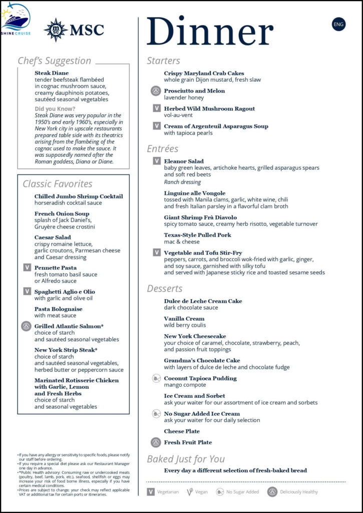 msc main dining room menu 2024
msc main dining room dress code
msc cruises main dining room menu
msc breakfast menu
msc lunch menu
msc dinner menu 2024
msc dinner seating times