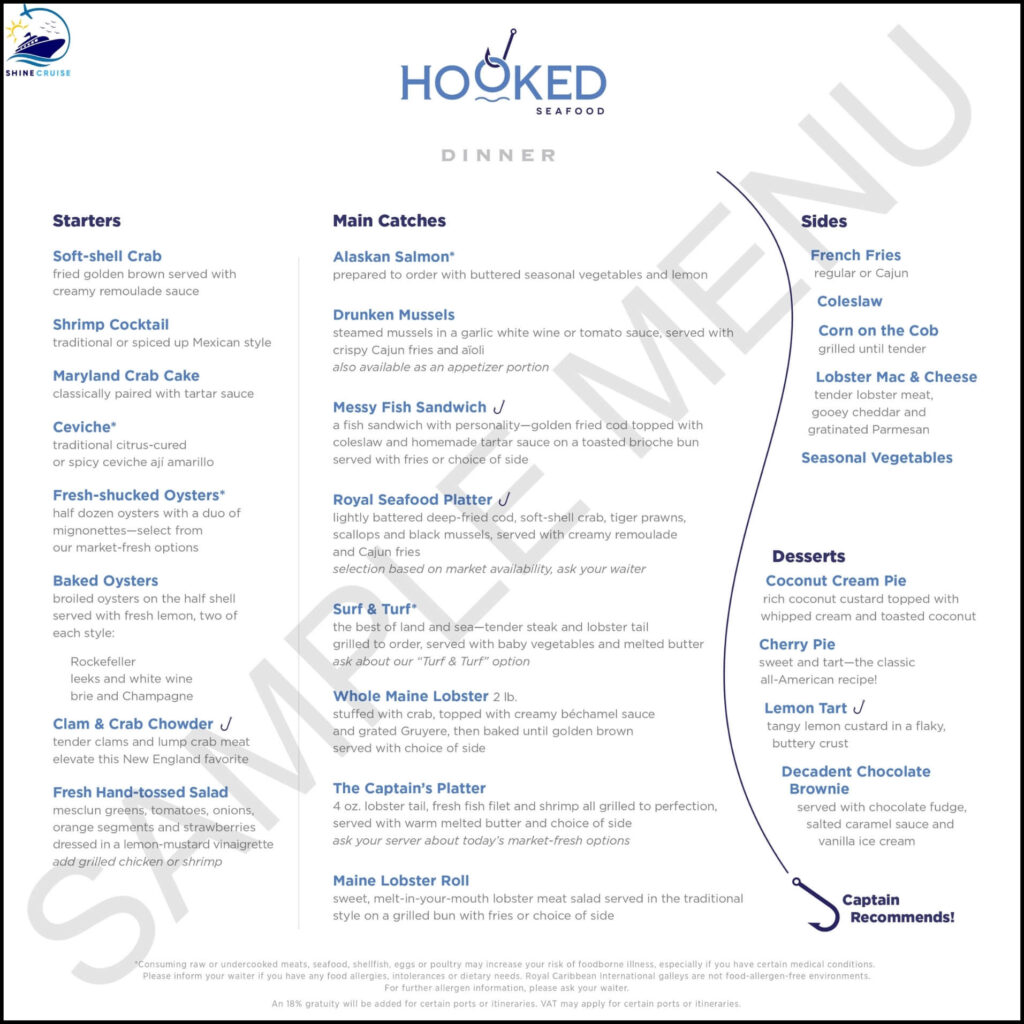 hooked seafood royal caribbean menu
hooked seafood royal caribbean reviews
royal caribbean hooked seafood menu
hooked seafood royal caribbean prices