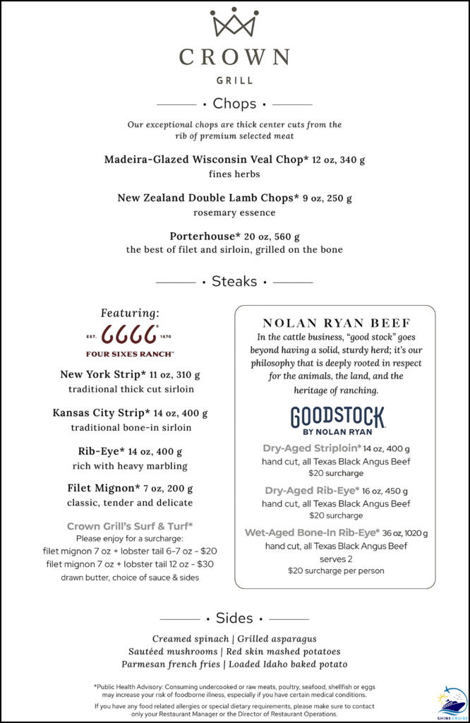 crown grill princess menu 2025
princess crown grill menu
crown grill princess cruise menu
princess cruises crown grill menu
princess cruise crown grill menu