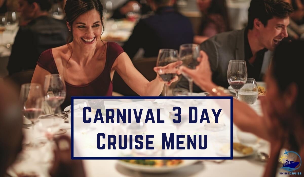 carnival cruise 3 day menu 2025 carnival 3 day cruise menu 2025