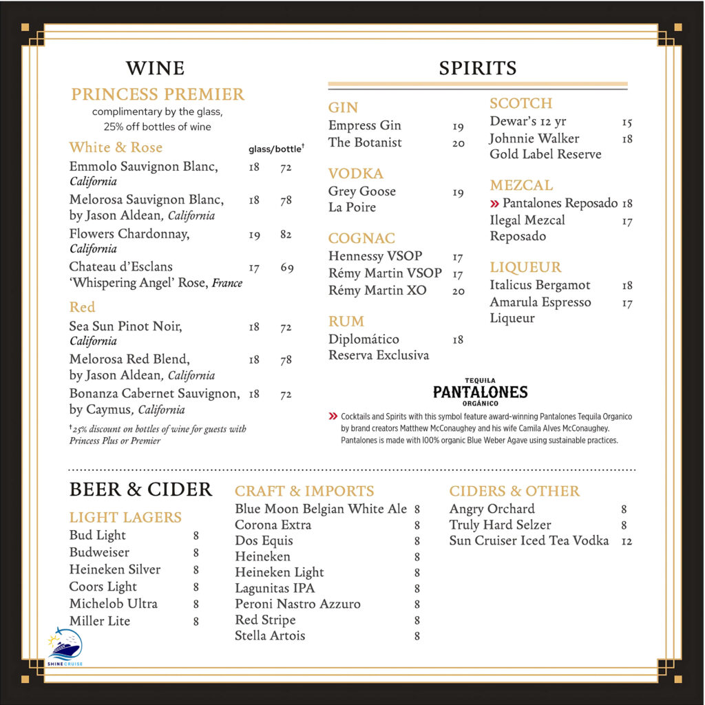 princess cruises drinks menu 2025 prices
princess cruise drink menu
princess cruises drink menu
princess cruise drinks menu
princess drinks prices 2025
princess cruise drinks prices
princess drink packages
princess cruise bar menu 2025