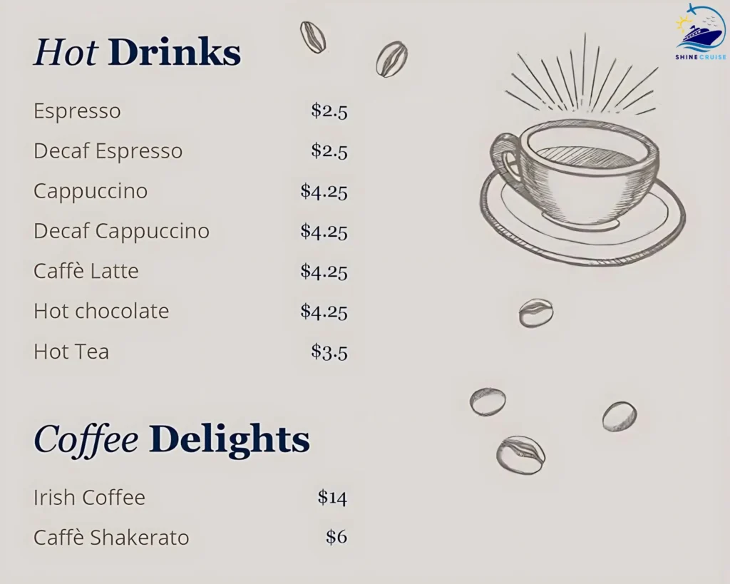 MSC Coffee Menu 