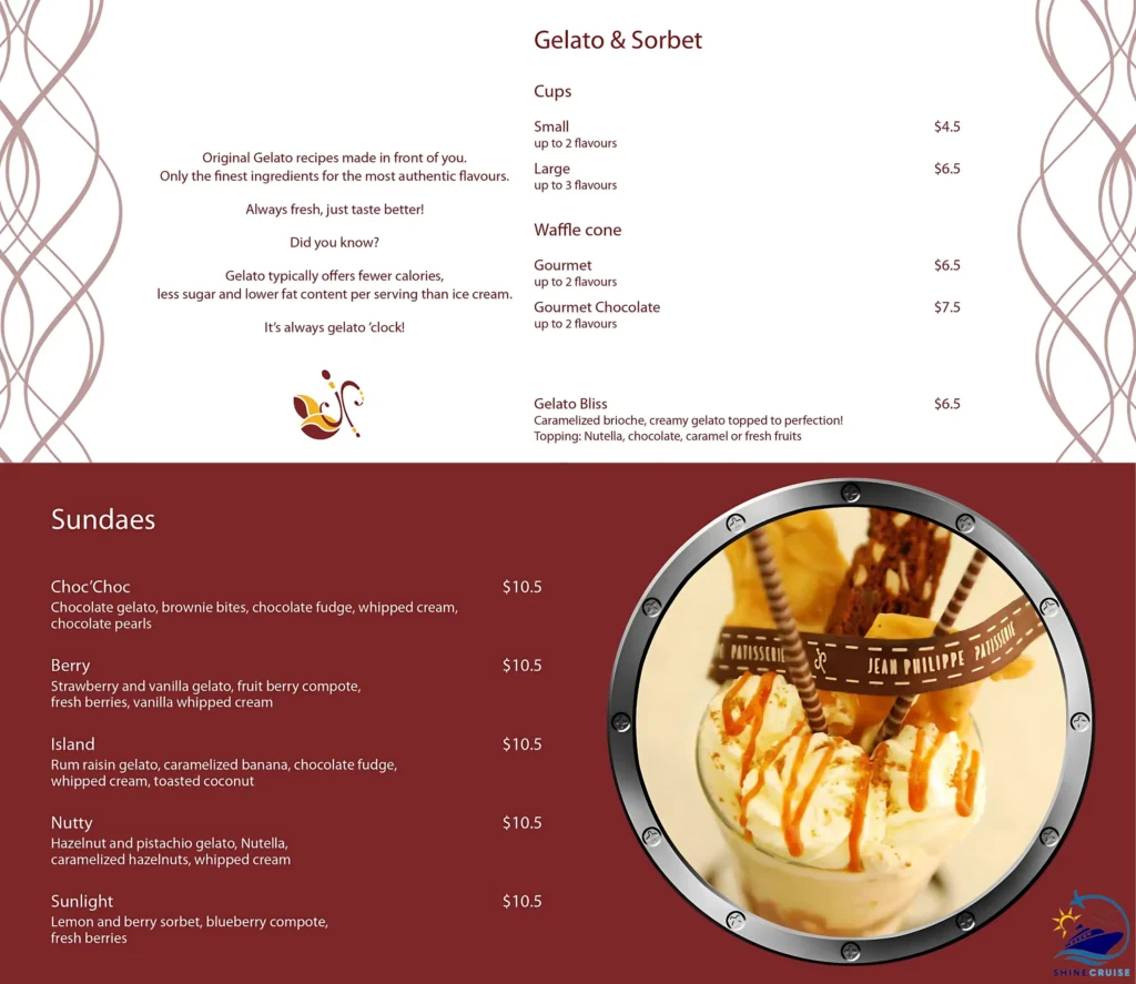 MSC Jean Philippe Menu 
msc drink menu with prices