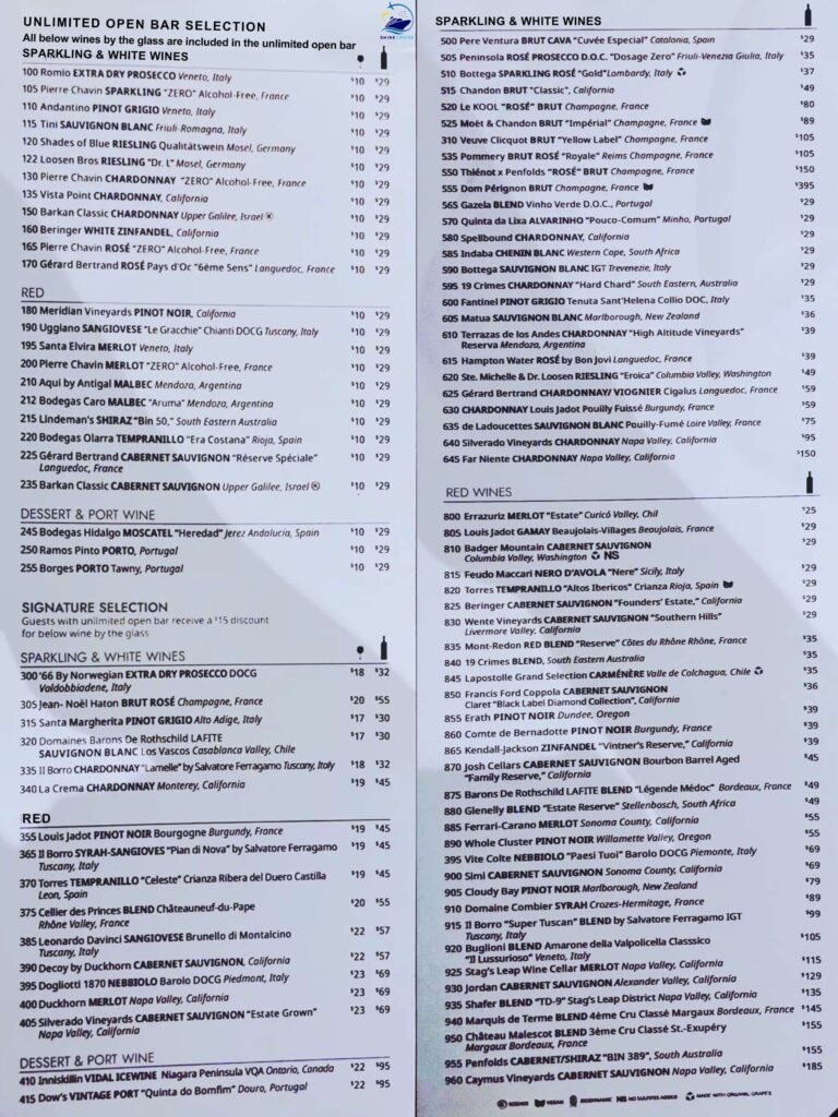 ncl drink menu 2025
norwegian cruise drink menu  
norwegian cruise drink prices  
norwegian cruise line drink menu  
norwegian cruise line drink prices 
ncl drink prices 
