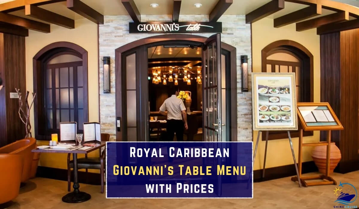 Royal Caribbean giovannis table menu Royal Caribbean giovanni's table menu giovanni's table royal caribbean menu giovanni's table royal caribbean price