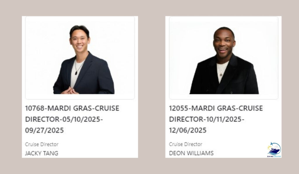 carnival cruise director schedule 2025
carnival cruise directors 2025
Carnival Director Schedule 2025