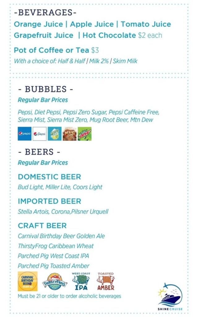 carnival cruise drink menu 2025
carnival cruise drink prices 2025
carnival drink menu 2025
carnival drink prices 2025
