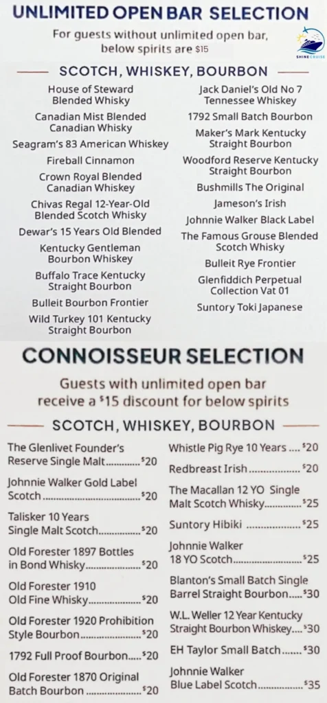 NCL Maltings Whiskey Bar Menuย 2